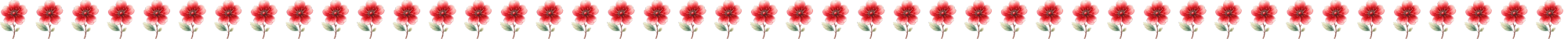 red flowers