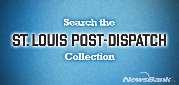 blue banner for St. Louis Post-Dispatch