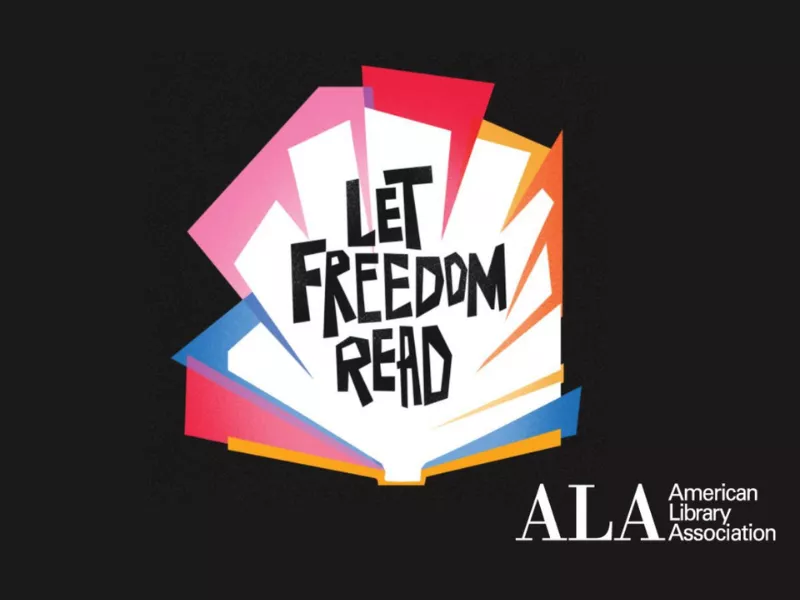 Let Freedom Read Logo on black