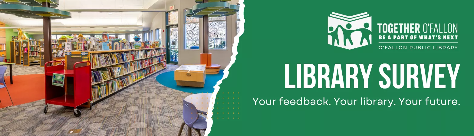 library picture with call to action